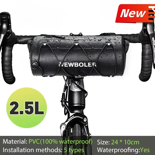 NEWBOLER New Handlebar Bag Bicycle Bags Frame Pannier Bag Multifunction Portable Shoulder Bag Bike Accessorie