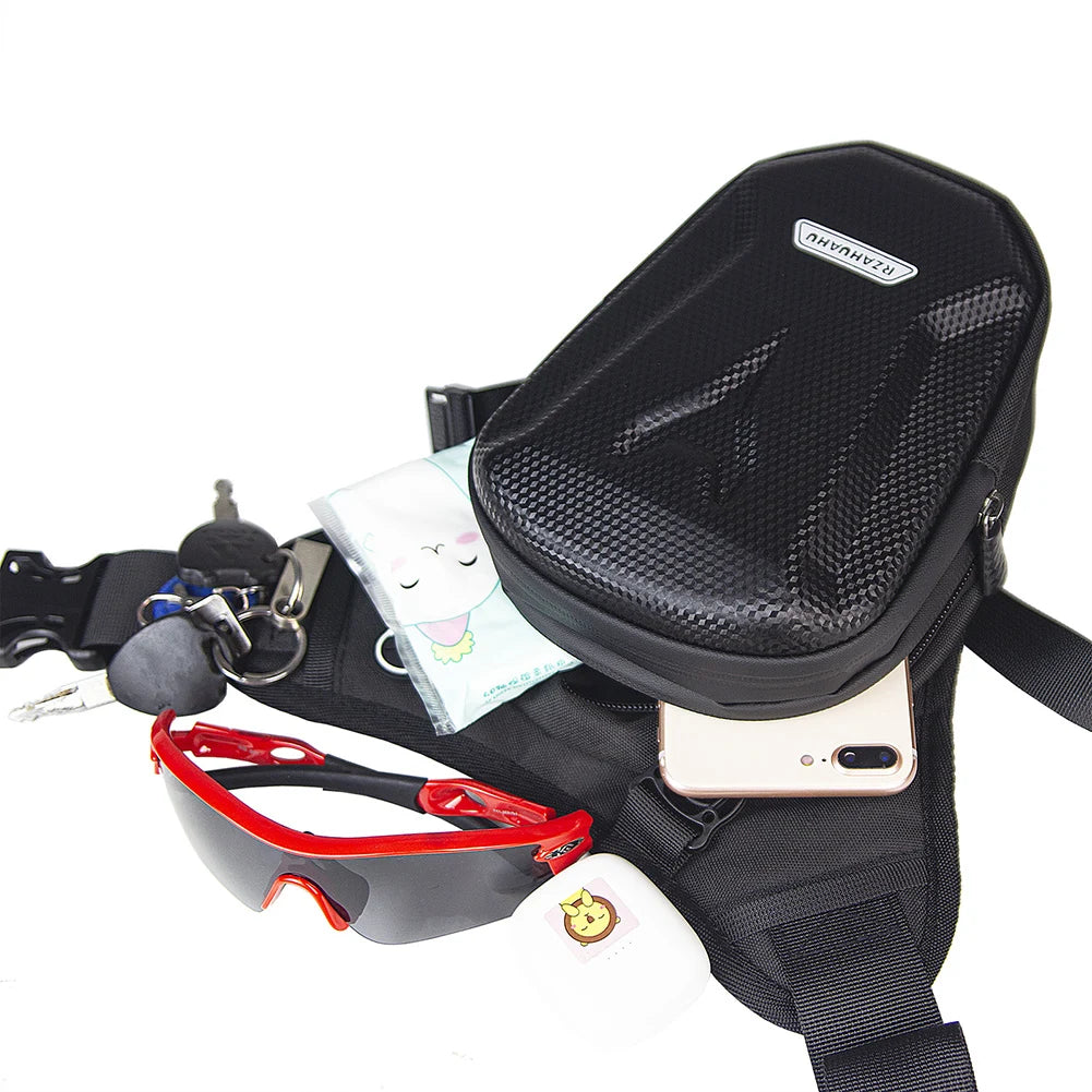 Motorcycle Bag Waterproof Motor Drop Waist Leg Bag Thigh Belt Bag Motorbike Saddle Side Bags Mobile Phone Purse Fanny Pack Bags