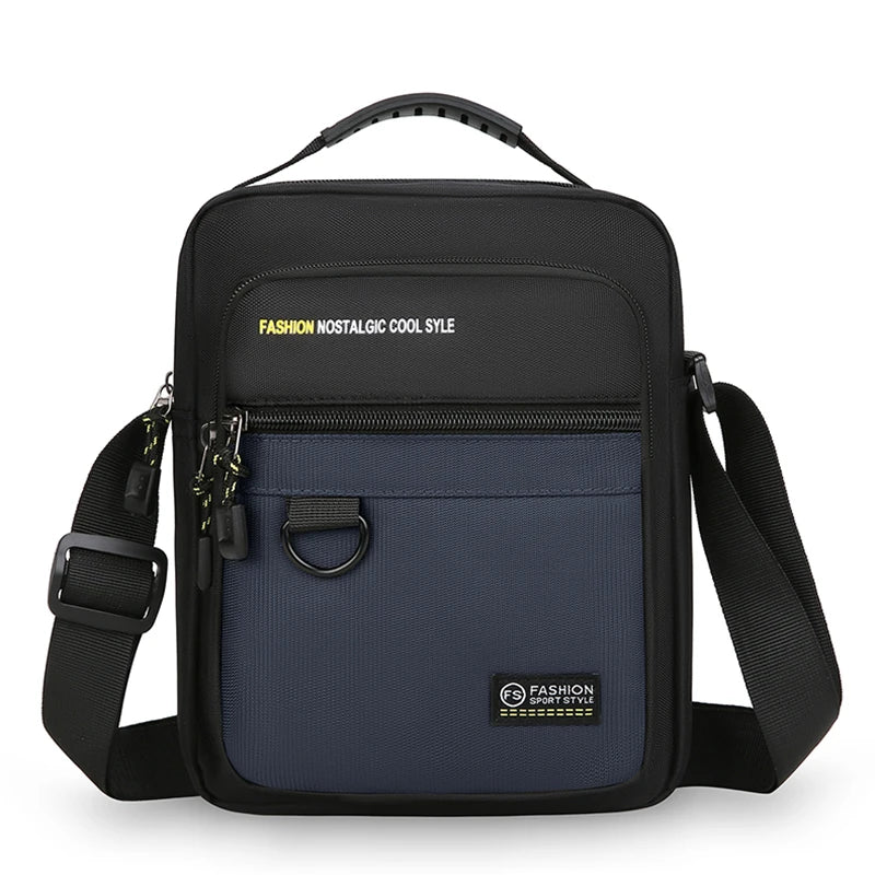 Men Crossbody Bag Single Shoulder Bags Big Capacity Storage Bag Fashion Multi-Pockets Business Crossbody Bags