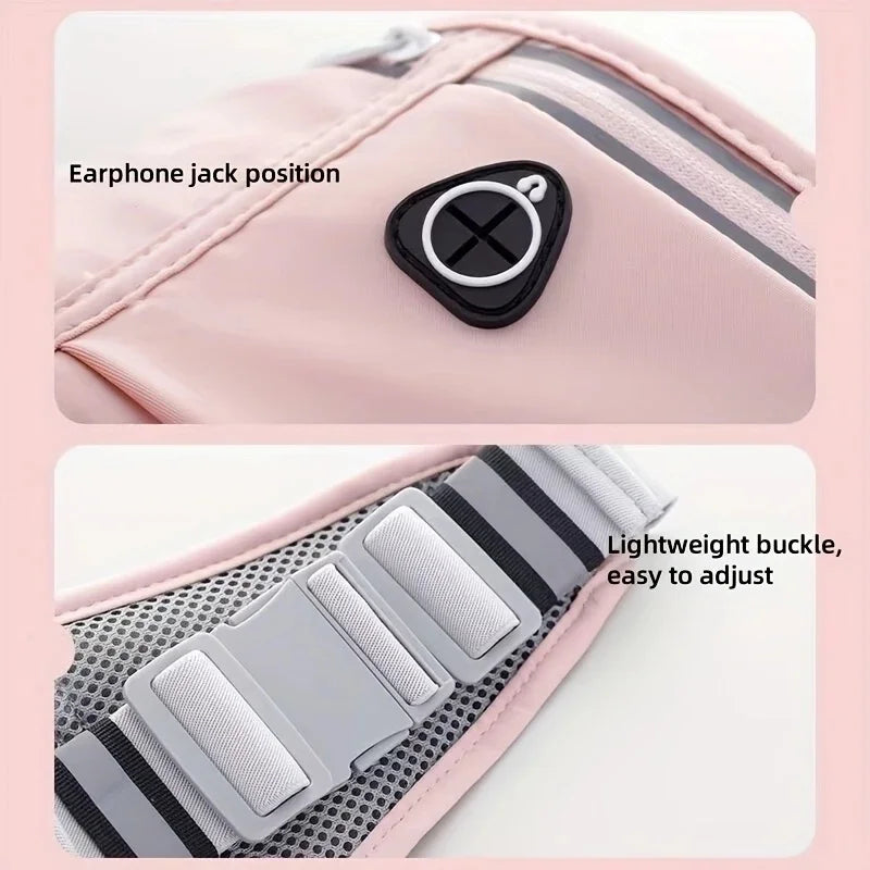 Lightweight Running Waist Bag Casual Belt Cycling Waist Pack Mobile Phone Bag Waterproof Gym Bags Sports Belt Hidden Fitness Bag