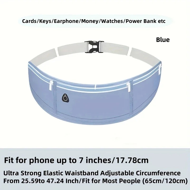 Lightweight Running Waist Bag Casual Belt Cycling Waist Pack Mobile Phone Bag Waterproof Gym Bags Sports Belt Hidden Fitness Bag