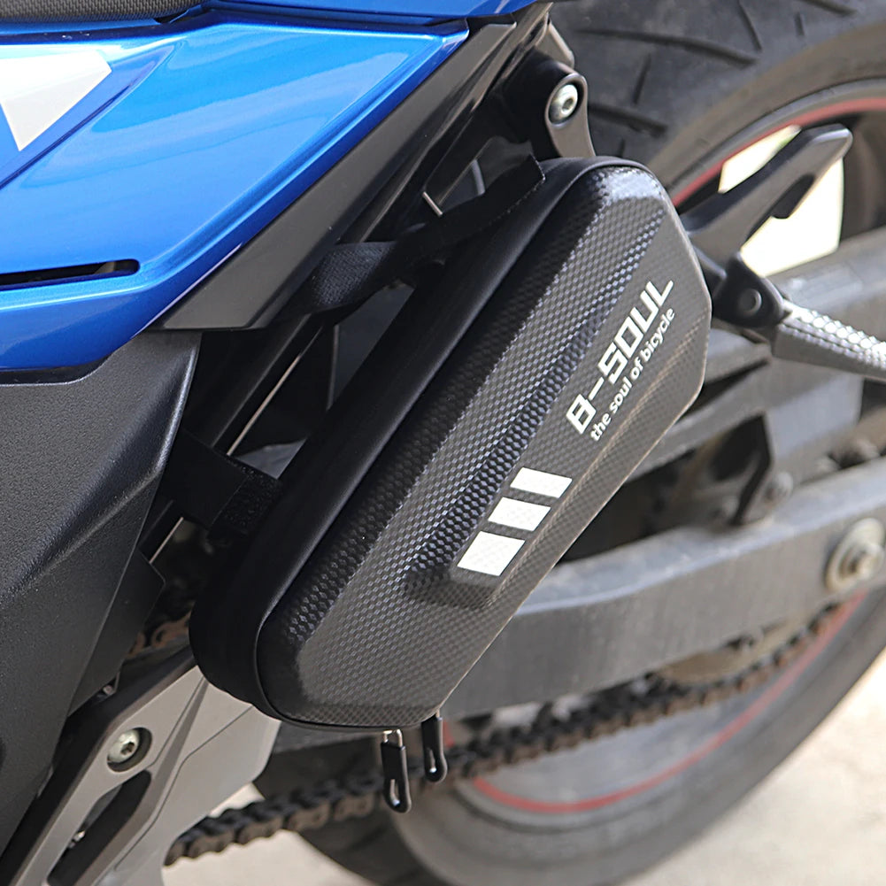 B-SOUL Electric Bike Hanging Bag Motorcycle Side Bags Waterproof Moto Engine Pack Hard Shell Bags Mountain Bike Triangle Pouch